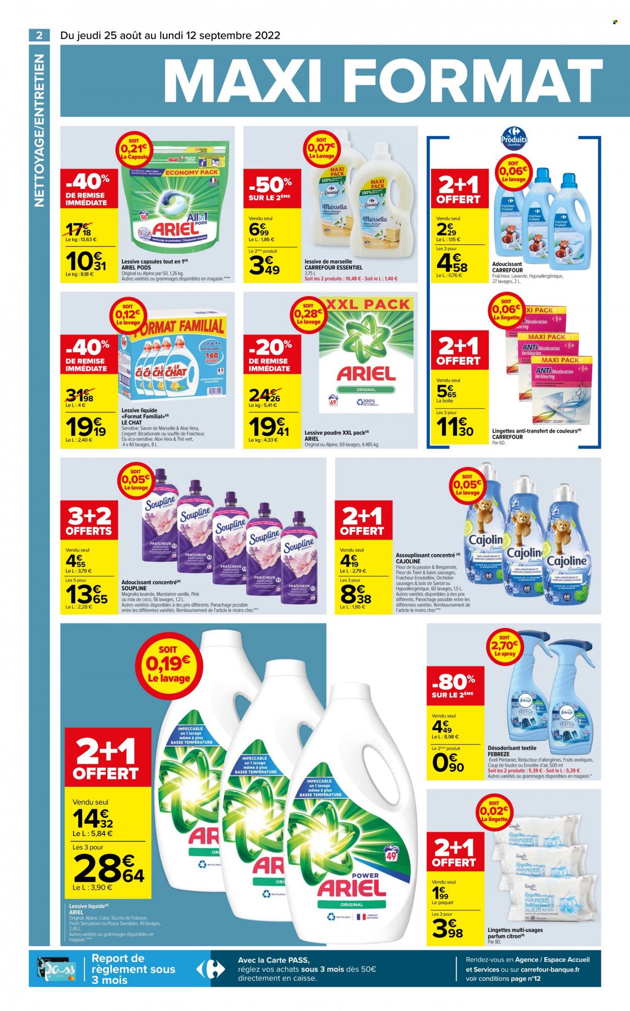 Catalogue Carrefour Hypermarchés - 25/08/2022 - 12/09/2022. Page 2