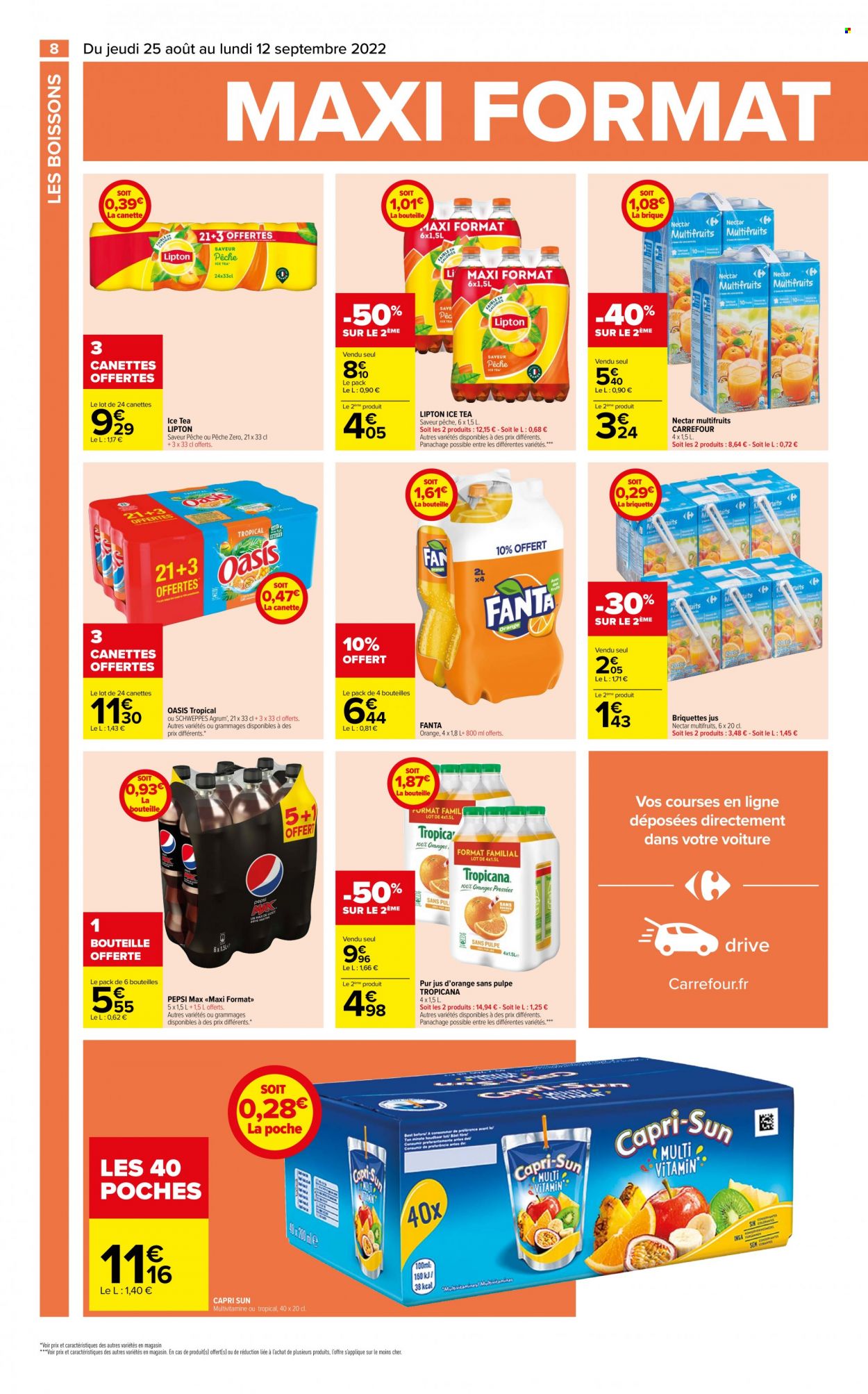 Catalogue Carrefour Hypermarchés - 25/08/2022 - 12/09/2022. Page 8