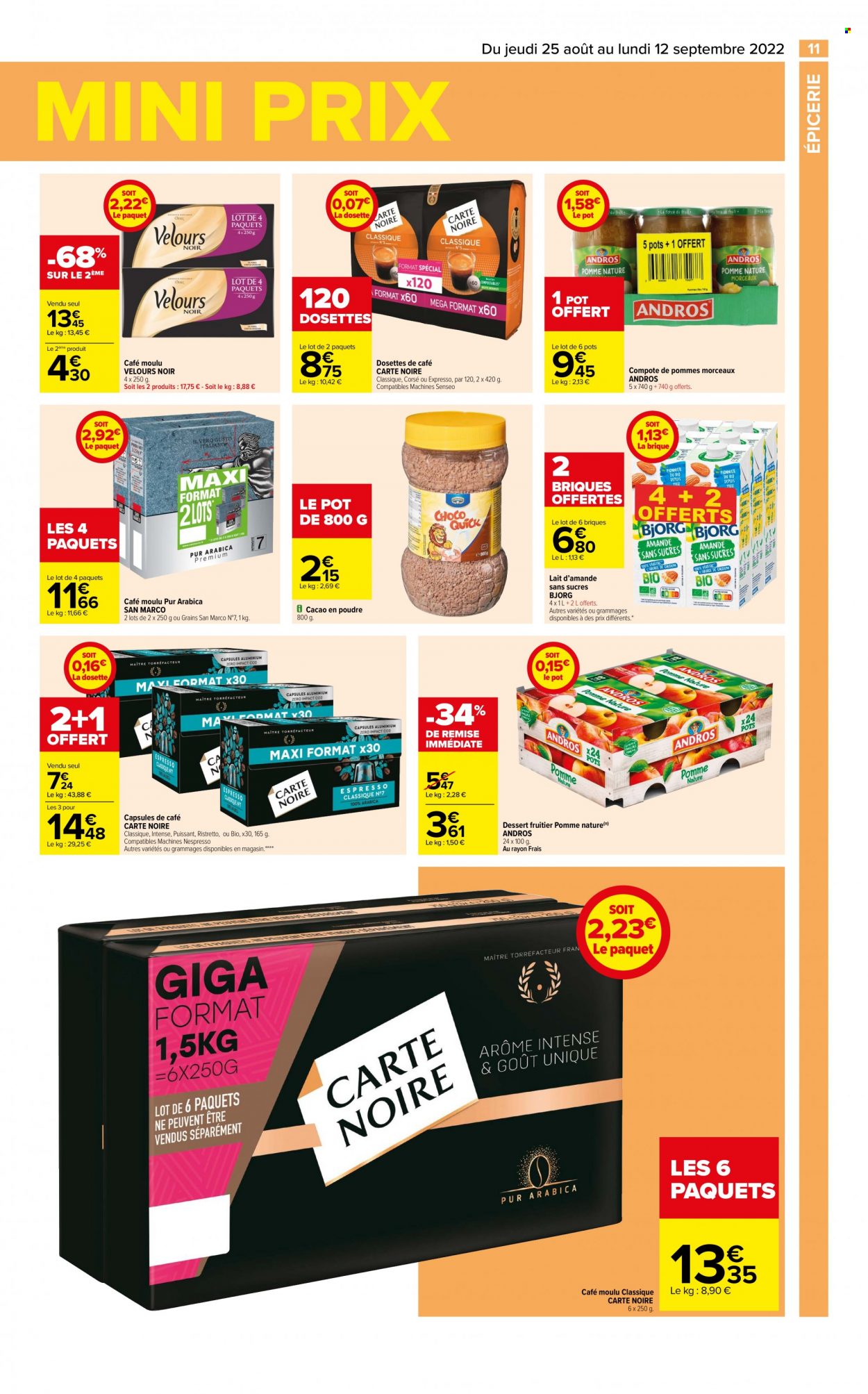 Catalogue Carrefour Hypermarchés - 25/08/2022 - 12/09/2022. Page 11