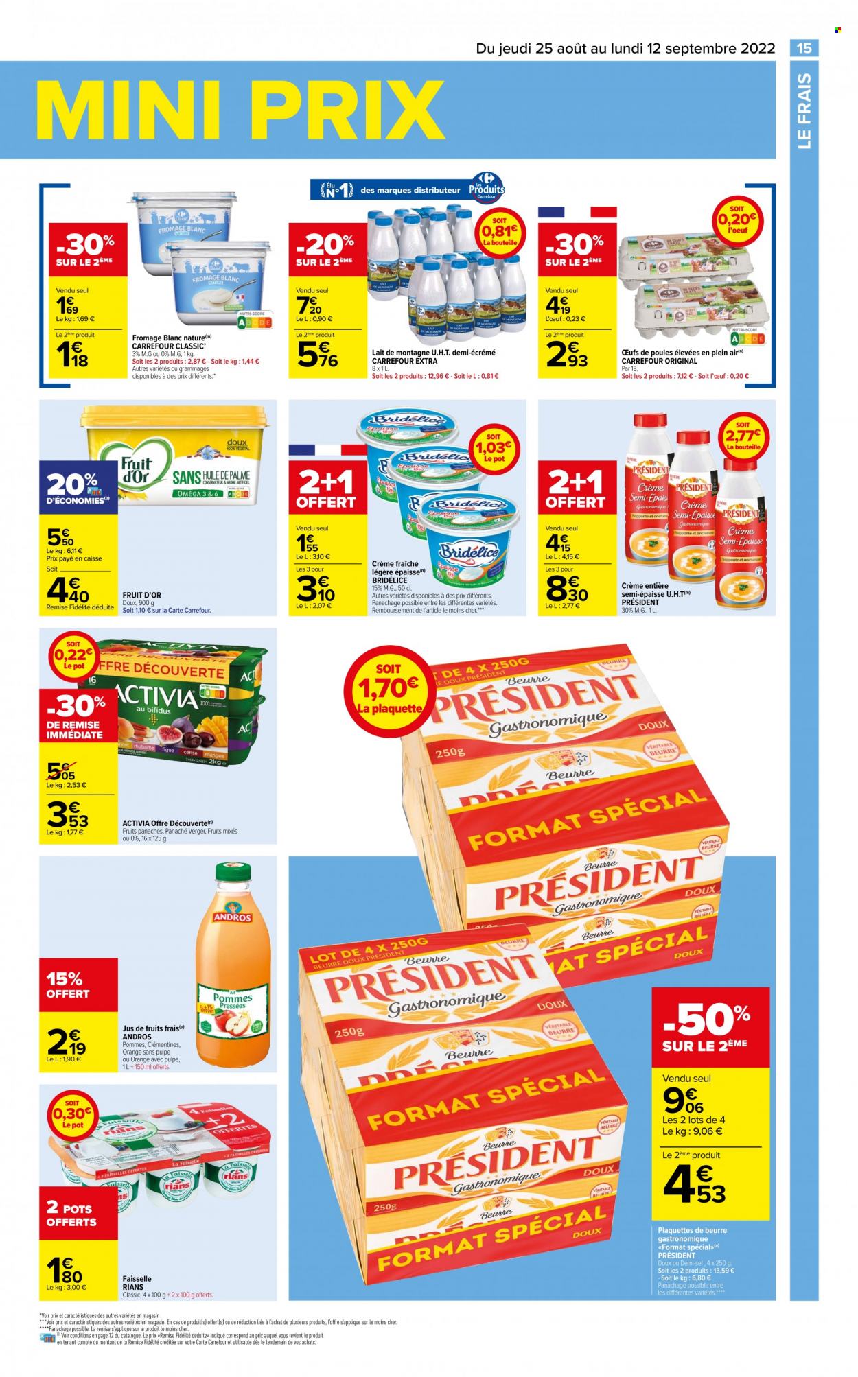 Catalogue Carrefour Hypermarchés - 25/08/2022 - 12/09/2022. Page 15