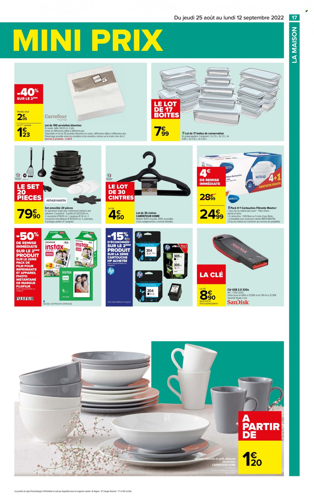 Catalogue Carrefour Hypermarchés - 25/08/2022 - 12/09/2022. Page 17
