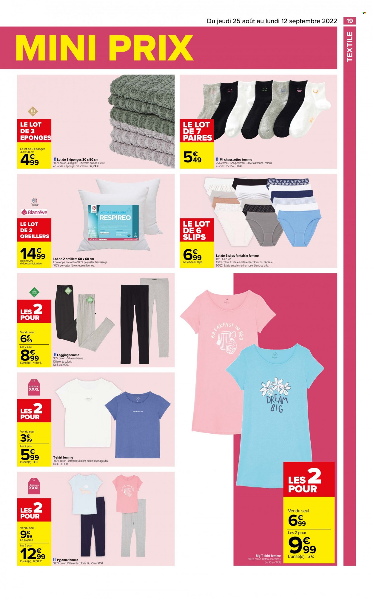 Catalogue Carrefour Hypermarchés - 25/08/2022 - 12/09/2022. Page 19