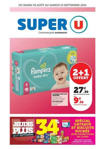 Catalogue SUPER U - 30/08/2022 - 10/09/2022.