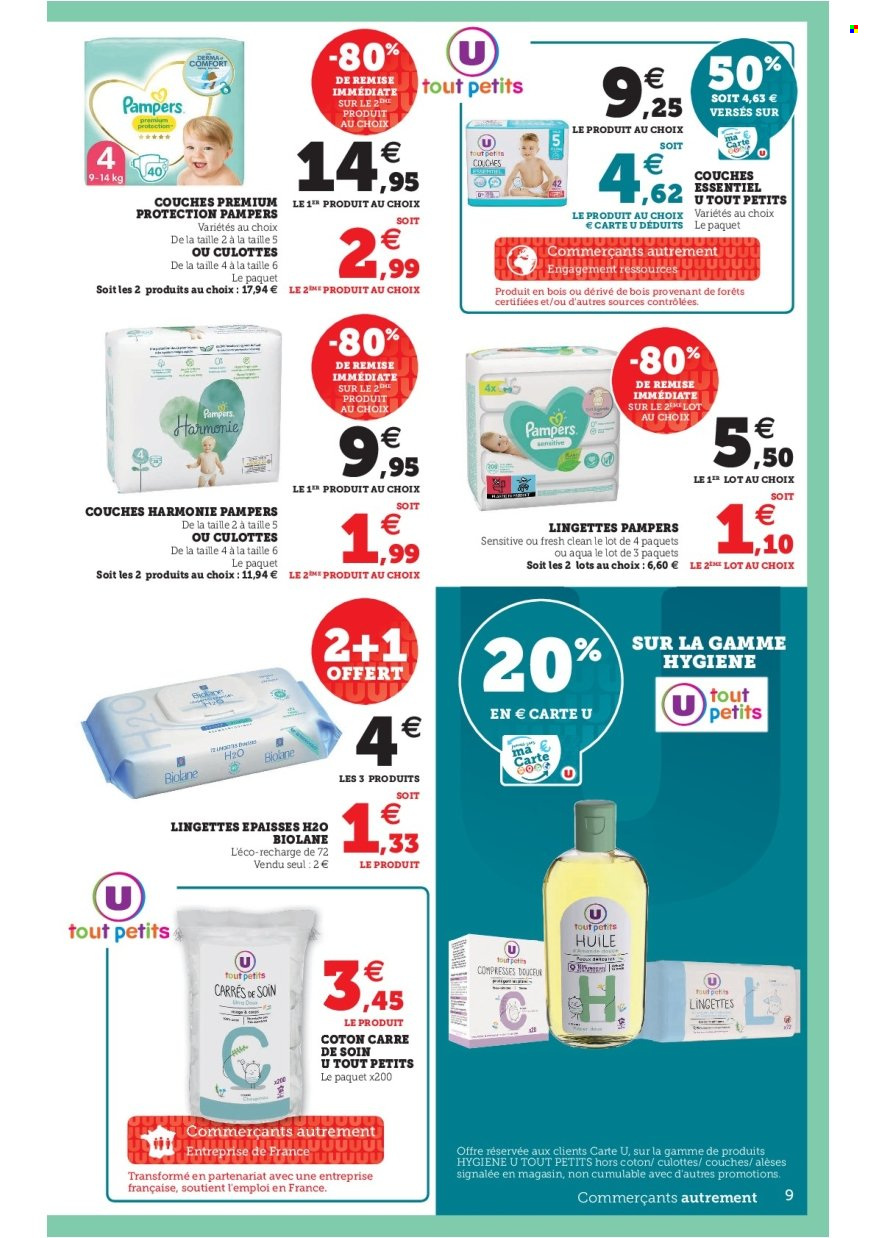 Catalogue SUPER U - 30/08/2022 - 10/09/2022. Page 9