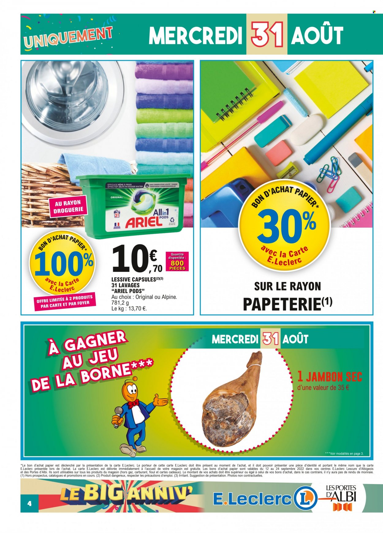Catalogue E.Leclerc - 31/08/2022 - 10/09/2022. Page 4