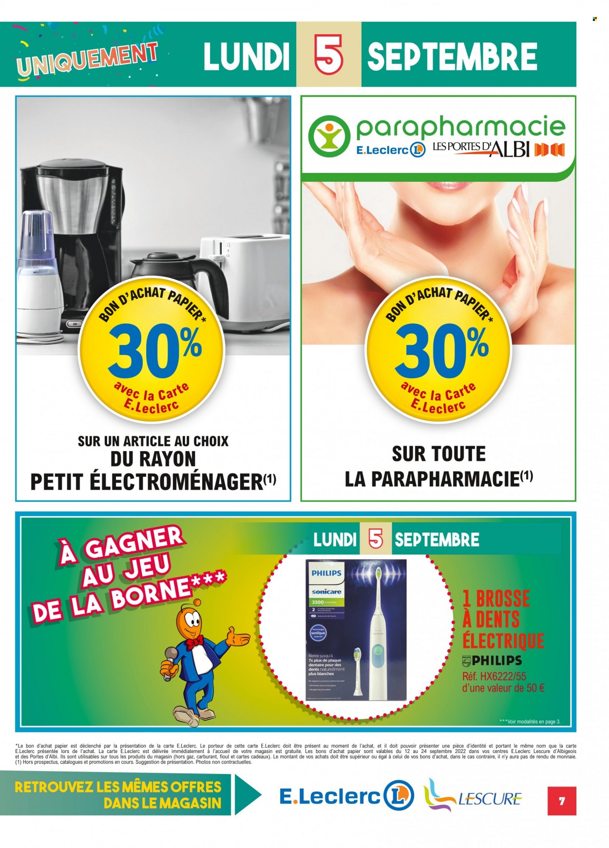 Catalogue E.Leclerc - 31/08/2022 - 10/09/2022. Page 7