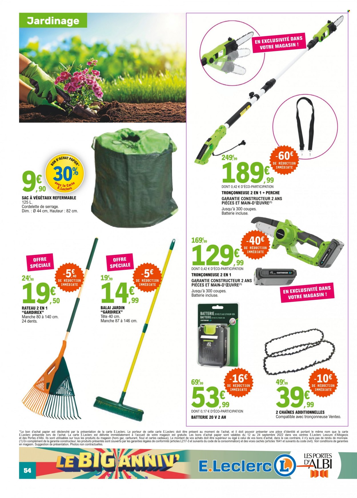 Catalogue E.Leclerc - 31/08/2022 - 10/09/2022. Page 54