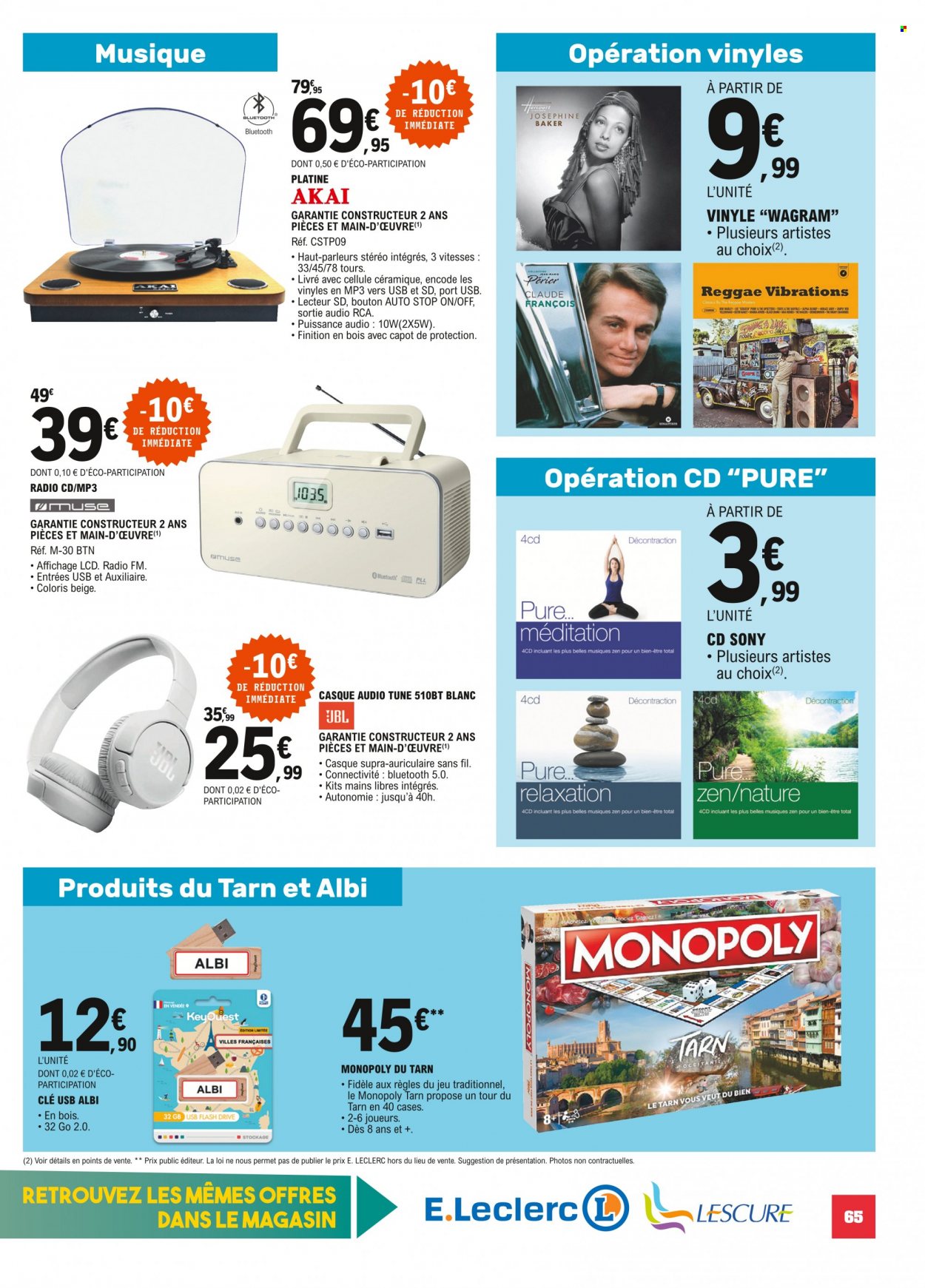 Catalogue E.Leclerc - 31/08/2022 - 10/09/2022. Page 65