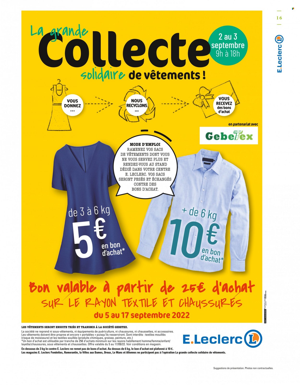 Catalogue E.Leclerc - 30/08/2022 - 04/09/2022. Page 16