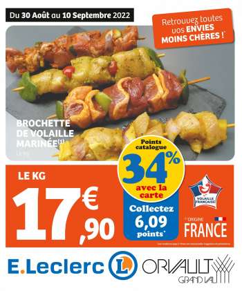 Catalogue E.Leclerc - 30/08/2022 - 10/09/2022.