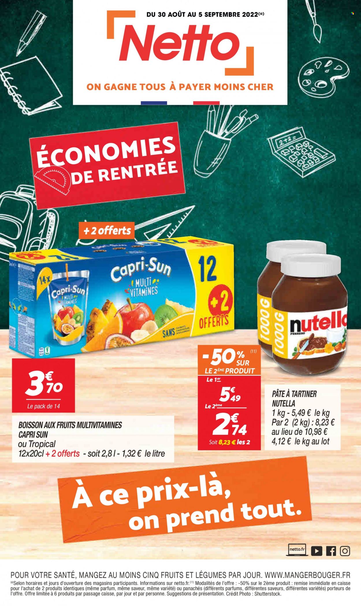 Catalogue Netto - 30/08/2022 - 05/09/2022. Page 1