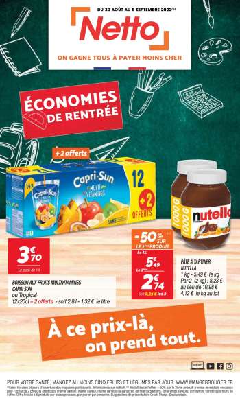 Catalogue Netto - 30/08/2022 - 05/09/2022.