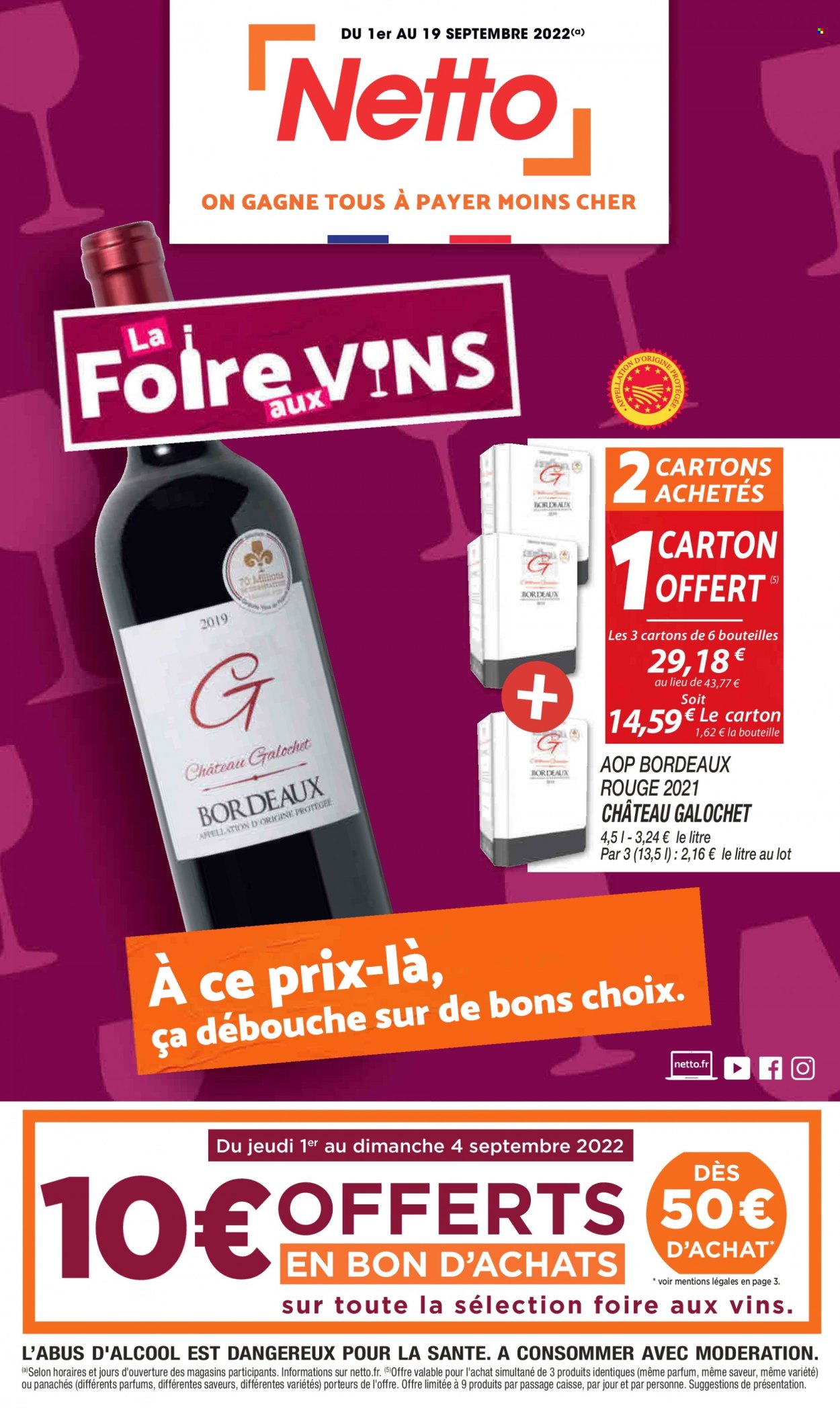 Catalogue Netto - 01/09/2022 - 19/09/2022. Page 1