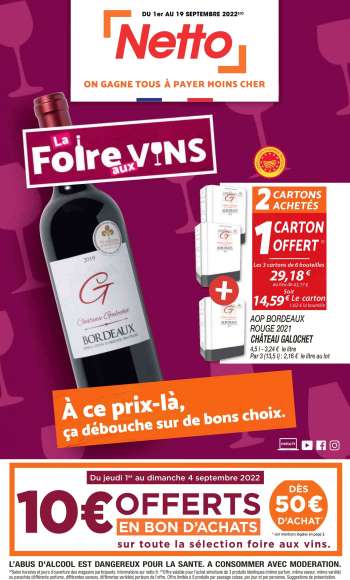 Catalogue Netto - 01/09/2022 - 19/09/2022.