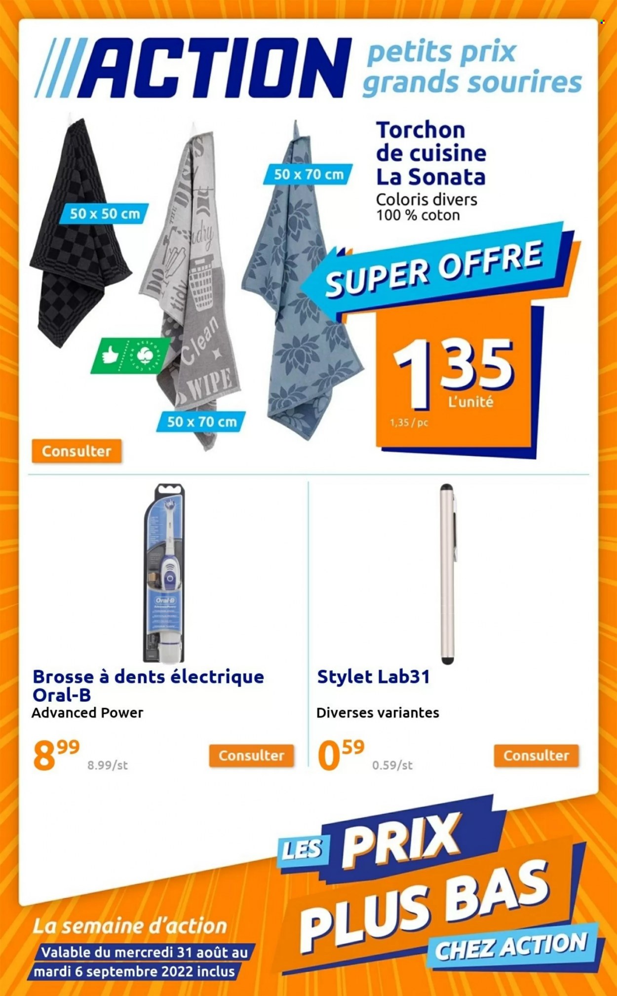 Catalogue Action - 31/08/2022 - 06/09/2022. Page 1