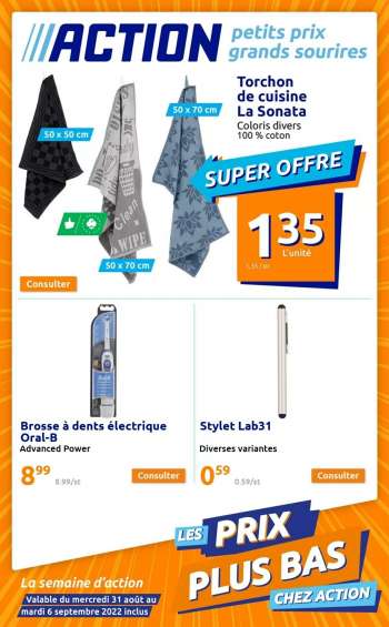 Catalogue Action - 31/08/2022 - 06/09/2022.