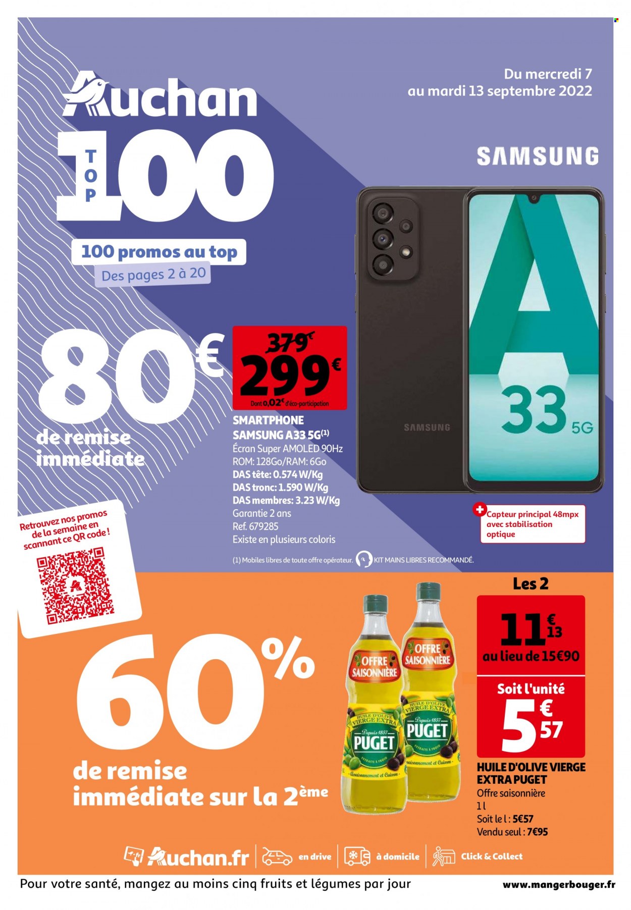 Catalogue Auchan - 07/09/2022 - 13/09/2022. Page 1