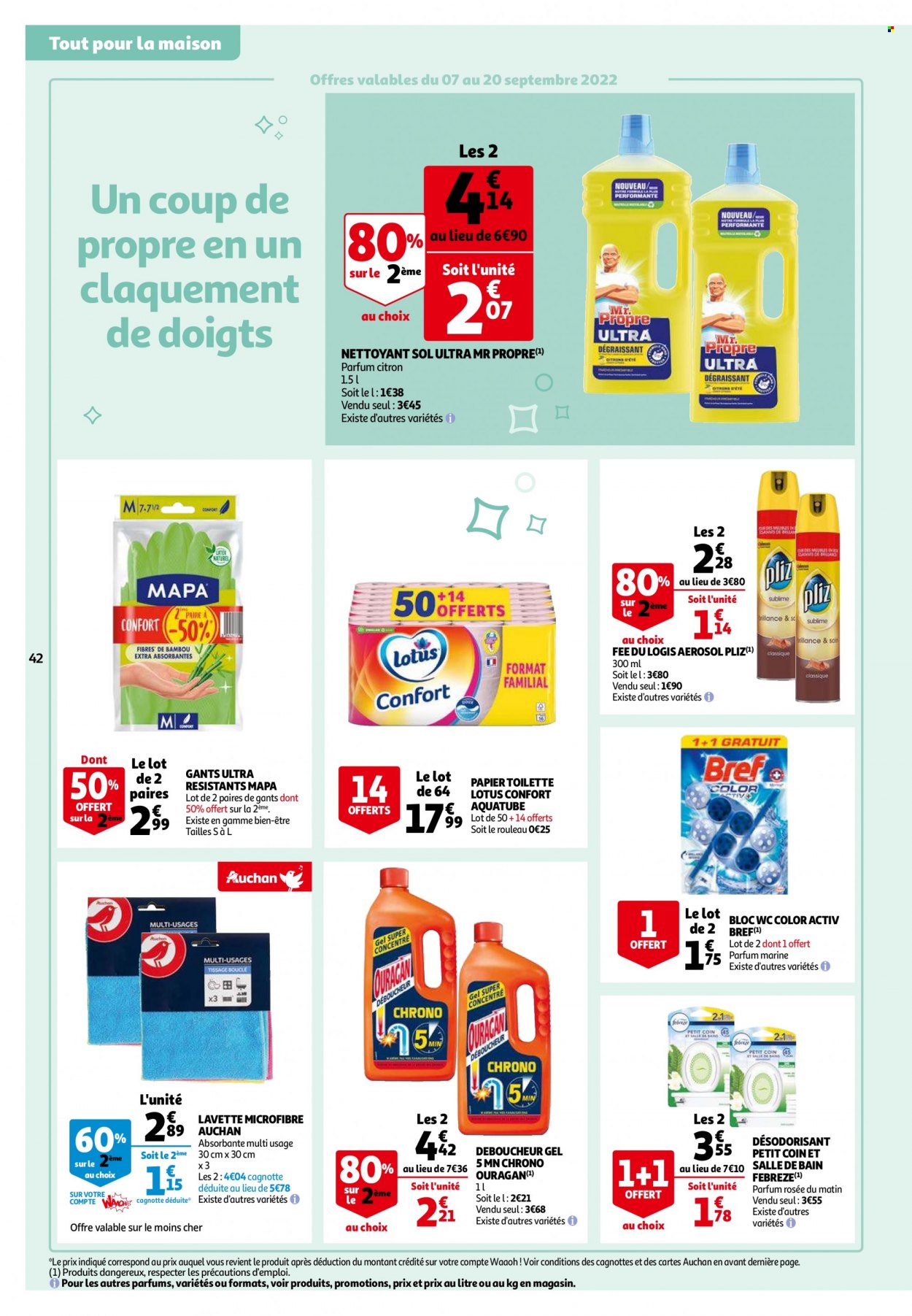 Catalogue Auchan - 07/09/2022 - 13/09/2022. Page 44