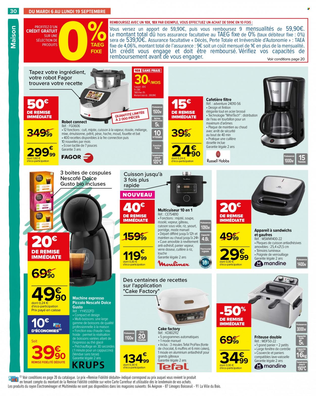 Catalogue Carrefour Hypermarchés - 06/09/2022 - 12/09/2022. Page 34
