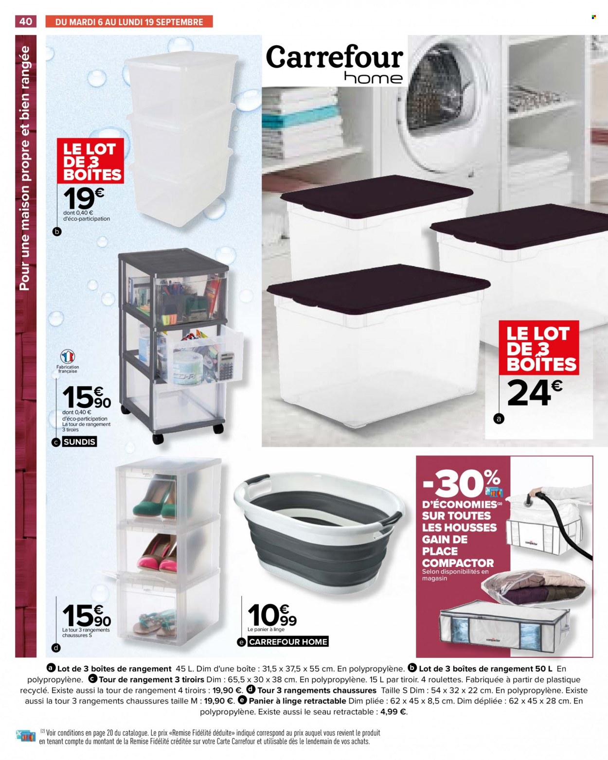 Catalogue Carrefour Hypermarchés - 06/09/2022 - 12/09/2022. Page 44
