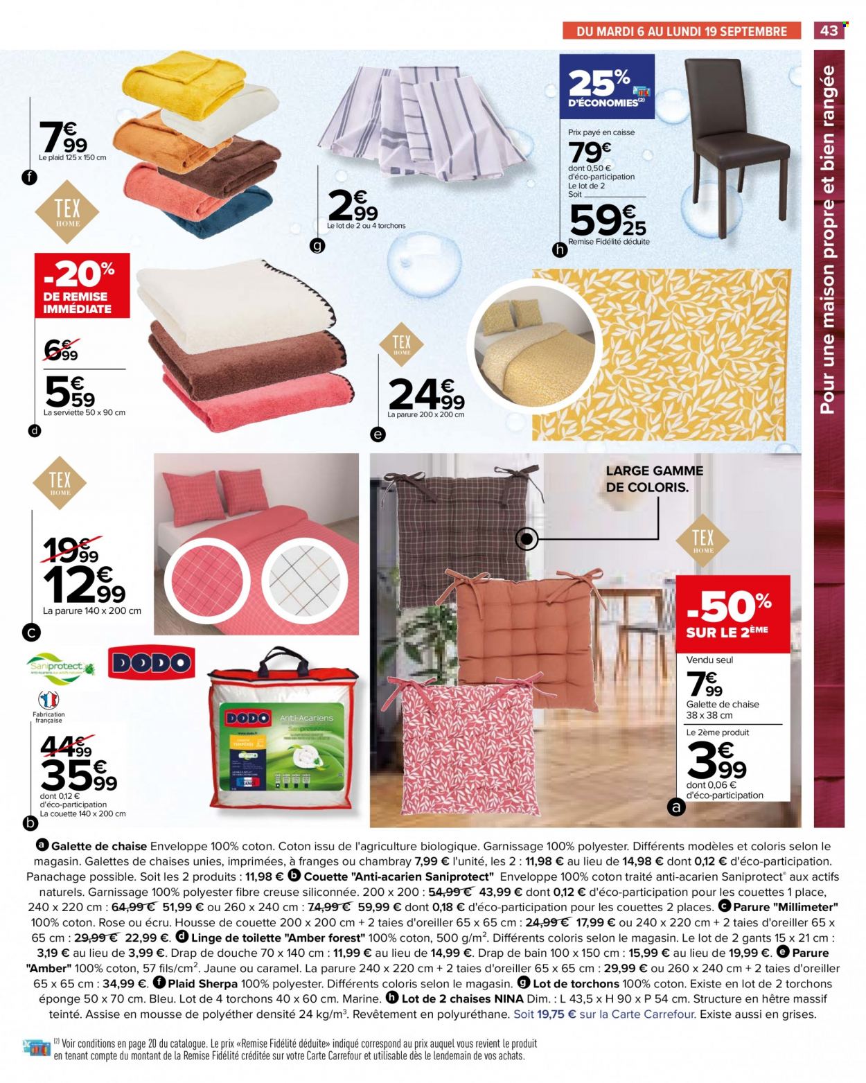 Catalogue Carrefour Hypermarchés - 06/09/2022 - 12/09/2022. Page 47