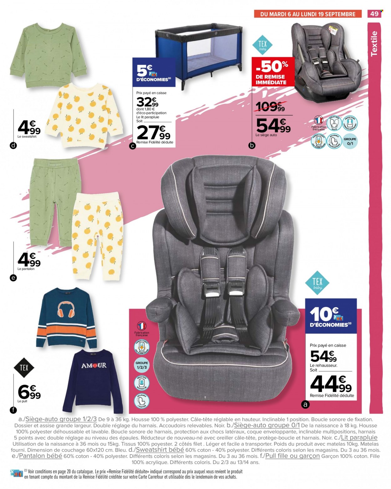 Catalogue Carrefour Hypermarchés - 06/09/2022 - 12/09/2022. Page 53