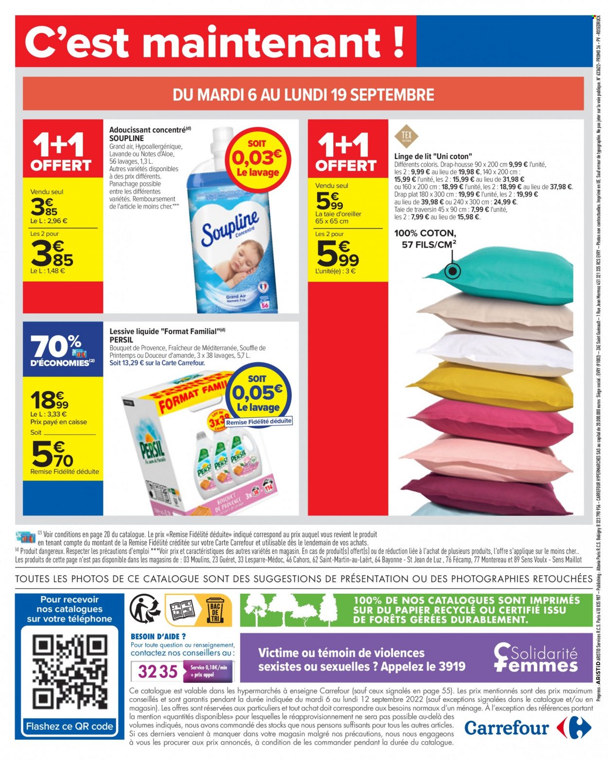 Catalogue Carrefour Hypermarchés - 06/09/2022 - 12/09/2022. Page 60