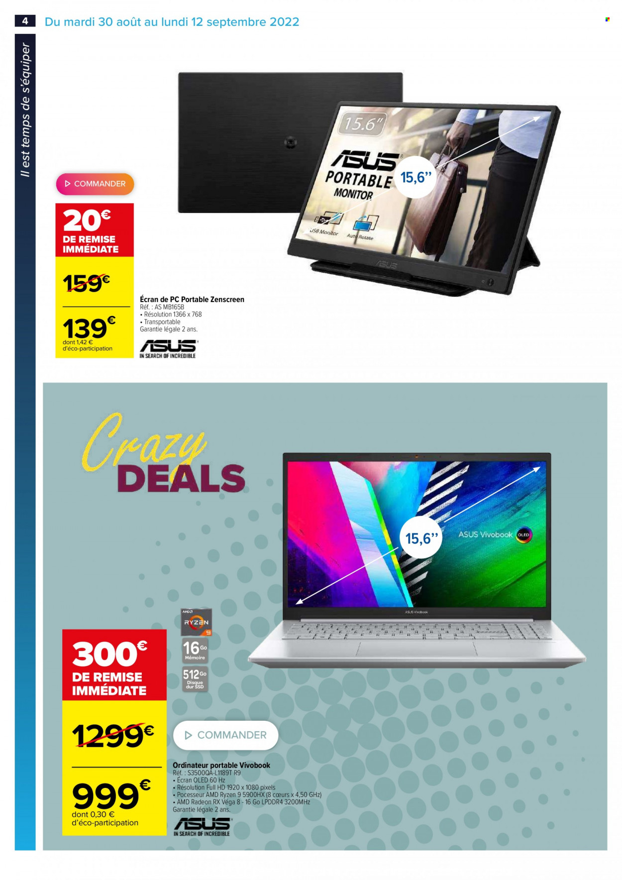 Catalogue Carrefour Hypermarchés - 30/08/2022 - 12/09/2022. Page 4