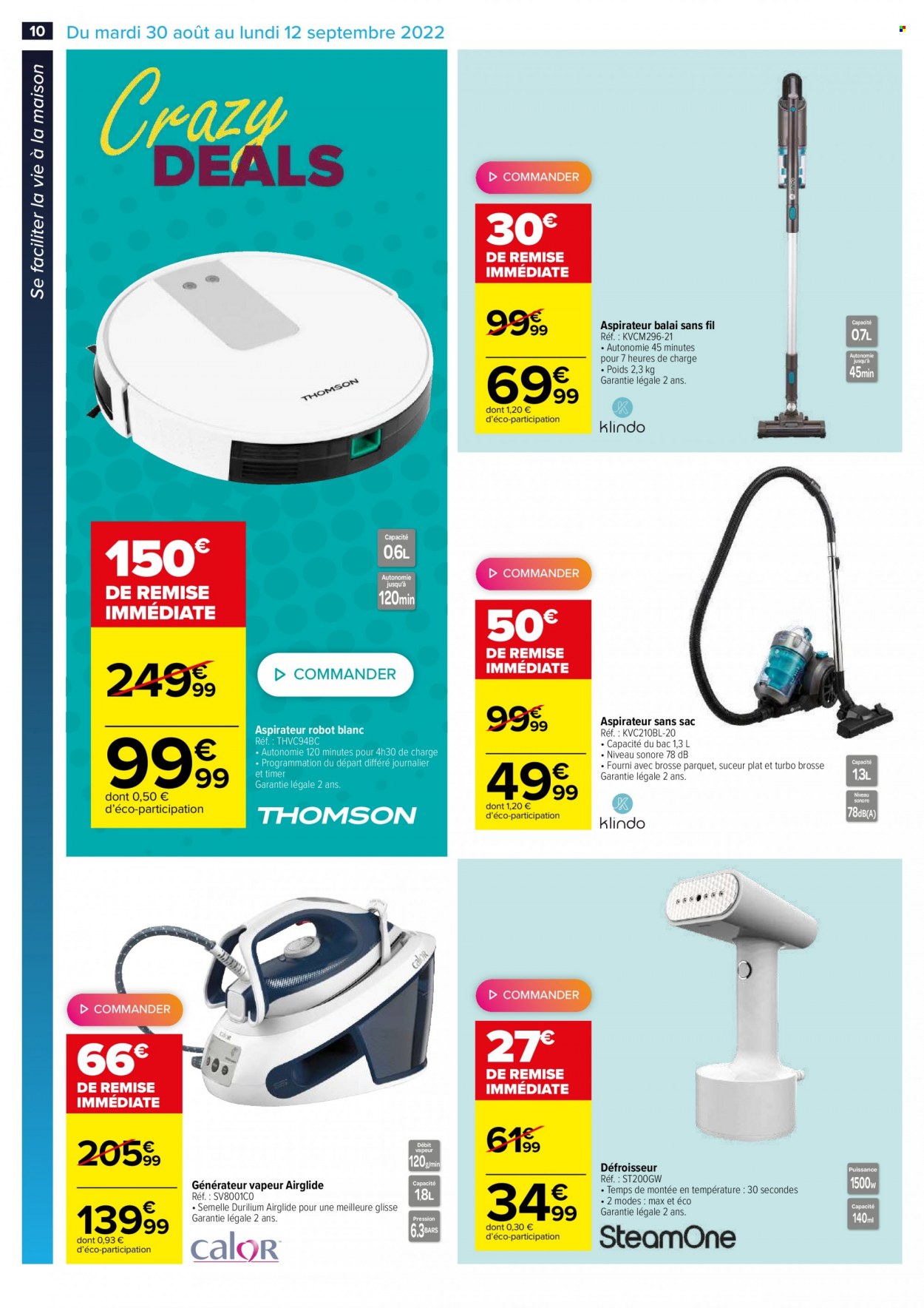 Catalogue Carrefour Hypermarchés - 30/08/2022 - 12/09/2022. Page 10
