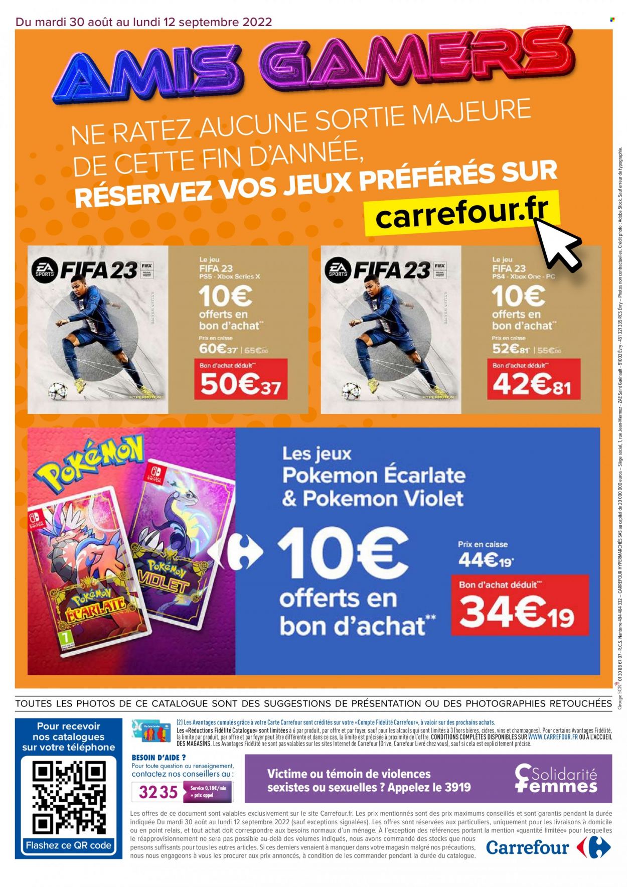 Catalogue Carrefour Hypermarchés - 30/08/2022 - 12/09/2022. Page 12