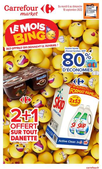 Catalogue Carrefour Market - 06/09/2022 - 18/09/2022.