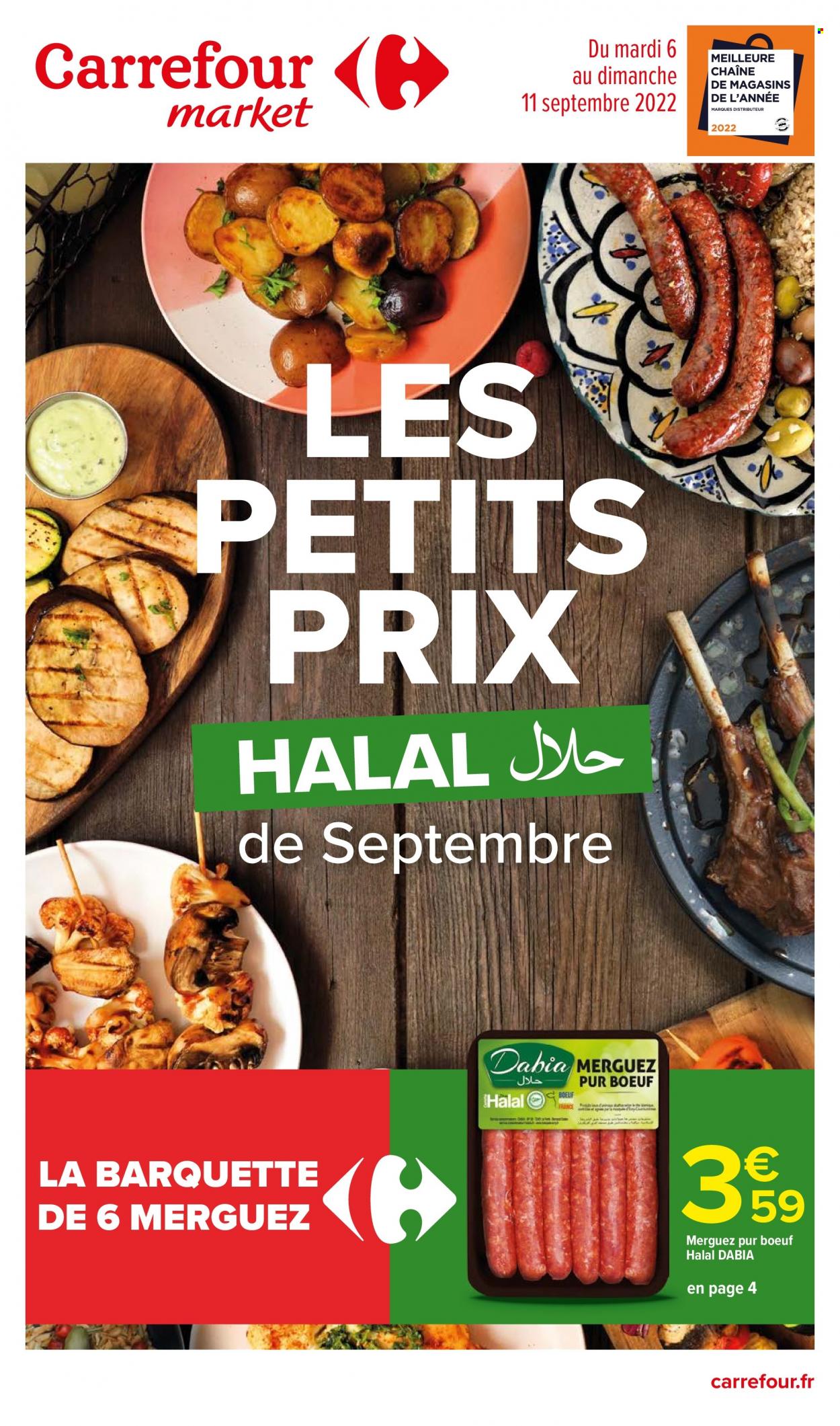 Catalogue Carrefour Market - 06/09/2022 - 11/09/2022. Page 1