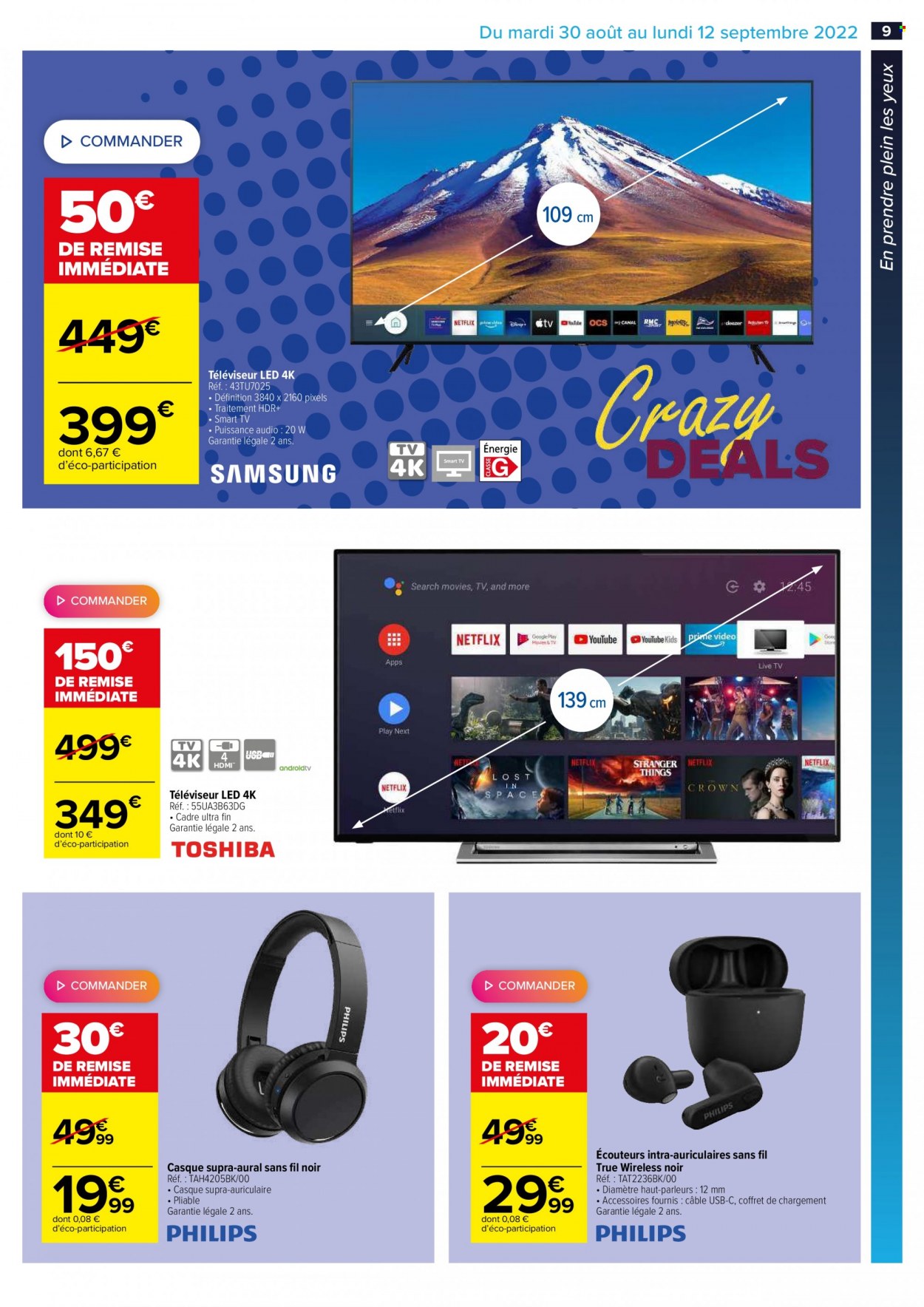 Catalogue Carrefour Hypermarchés - 30/08/2022 - 12/09/2022. Page 9