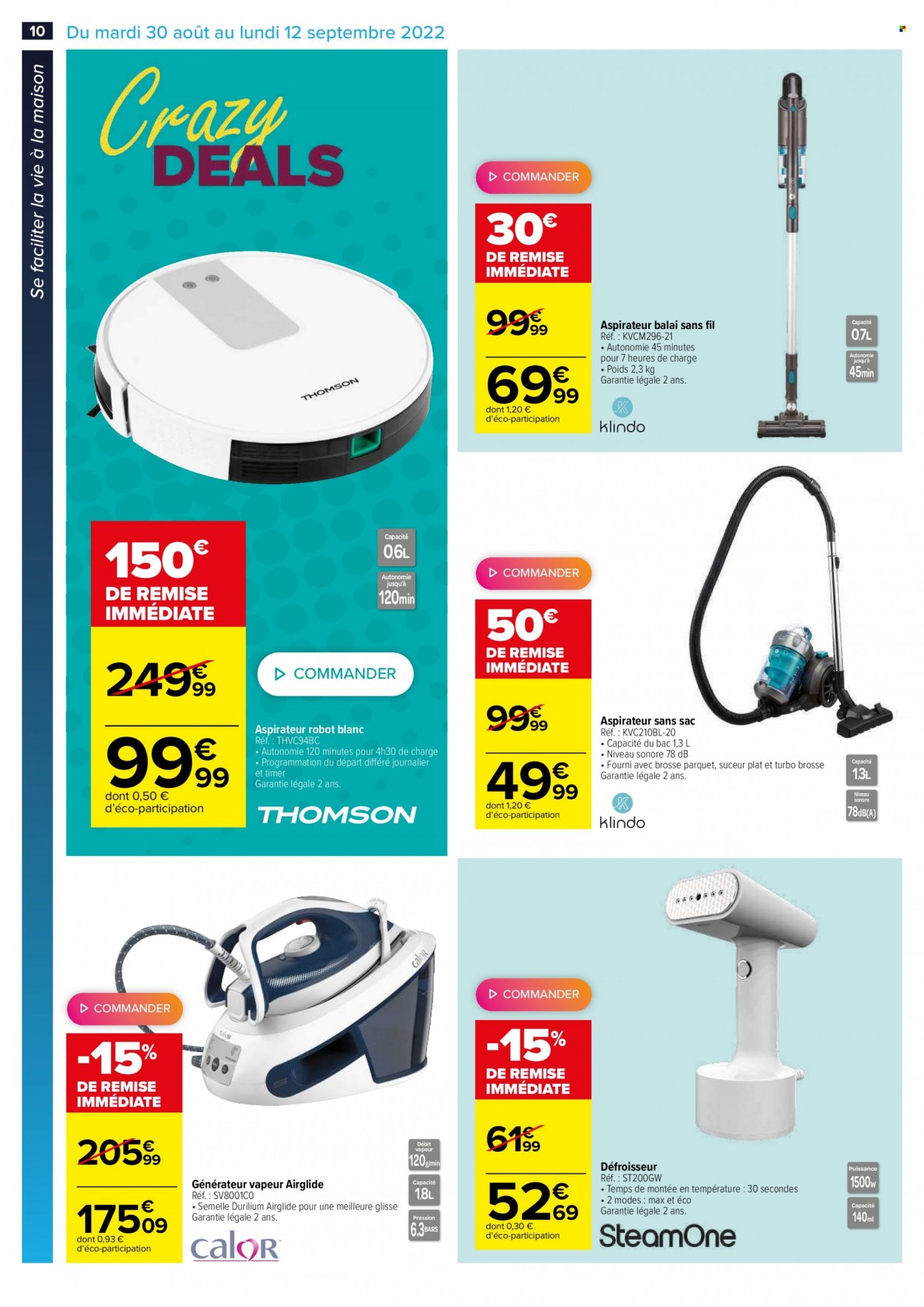 Catalogue Carrefour Hypermarchés - 30/08/2022 - 12/09/2022. Page 10