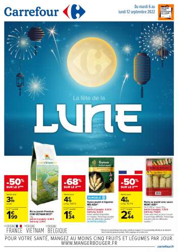 Catalogue Carrefour Hypermarchés - 06/09/2022 - 12/09/2022.