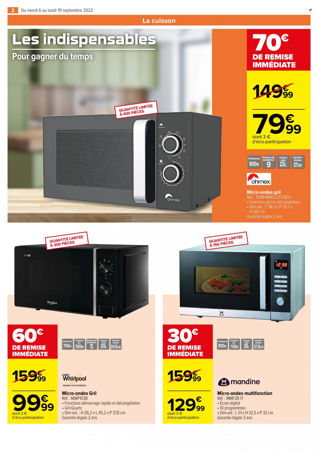 Catalogue Carrefour Hypermarchés - 06/09/2022 - 19/09/2022. Page 2