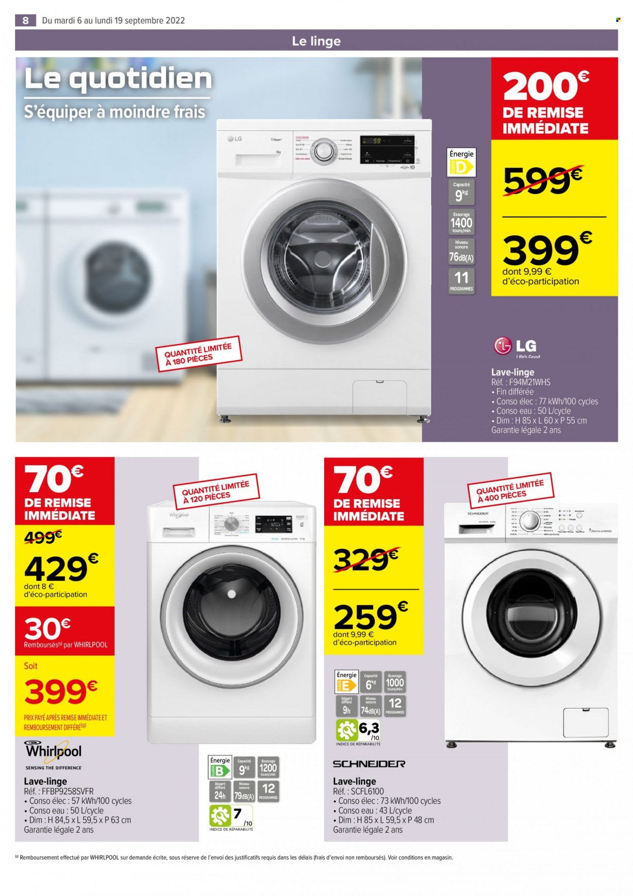 Catalogue Carrefour Hypermarchés - 06/09/2022 - 19/09/2022. Page 8