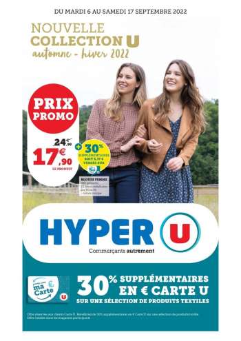 Catalogue HYPER U - 06/09/2022 - 17/09/2022.