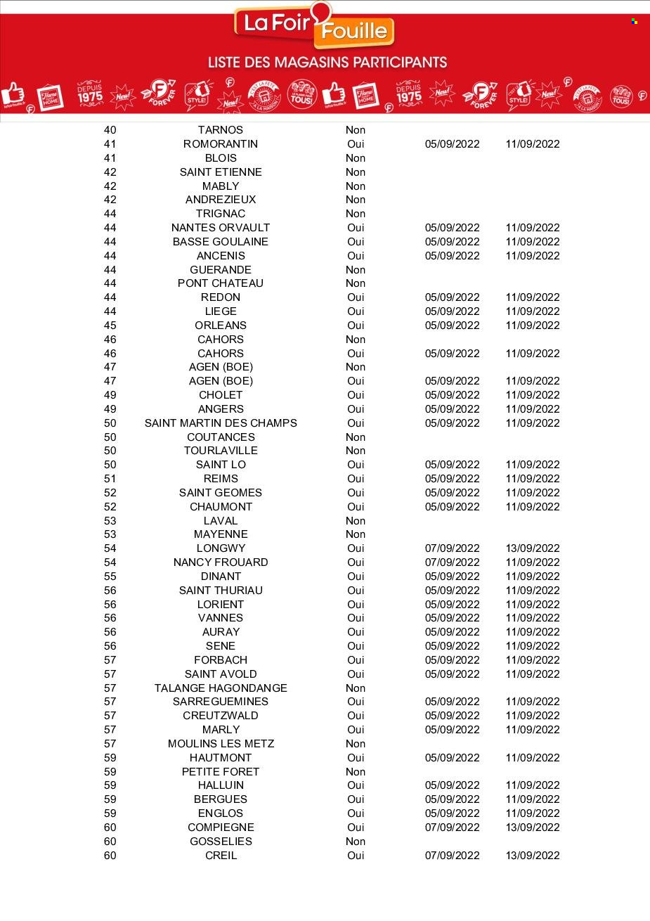 Catalogue La Foir'Fouille - 05/09/2022 - 11/09/2022. Page 19