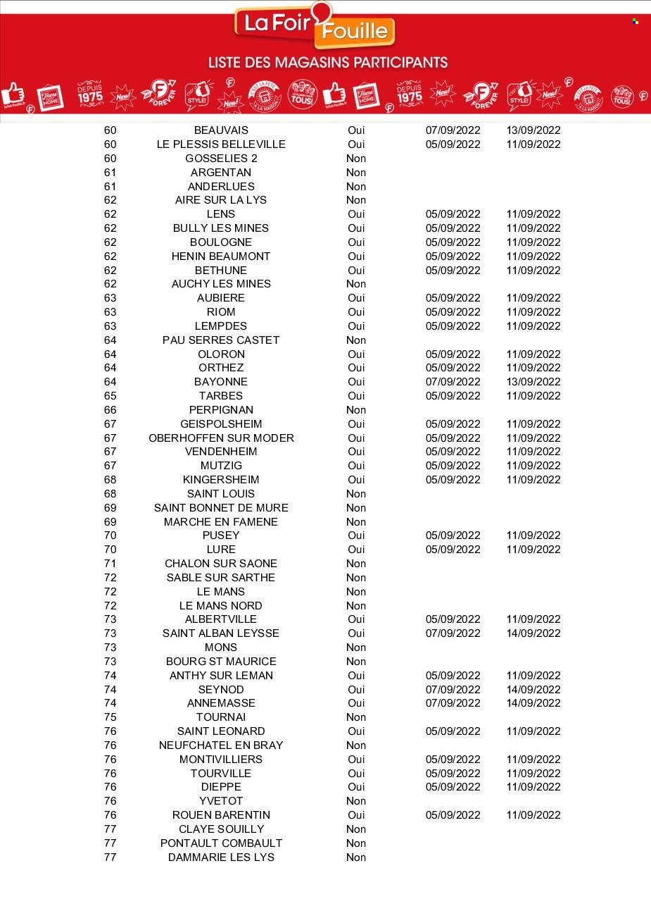 Catalogue La Foir'Fouille - 05/09/2022 - 11/09/2022. Page 20
