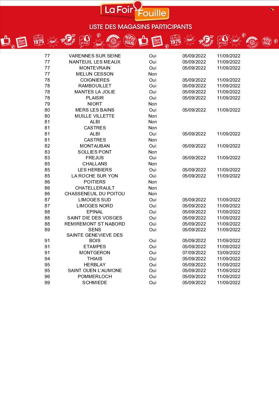 Catalogue La Foir'Fouille - 05/09/2022 - 11/09/2022. Page 21