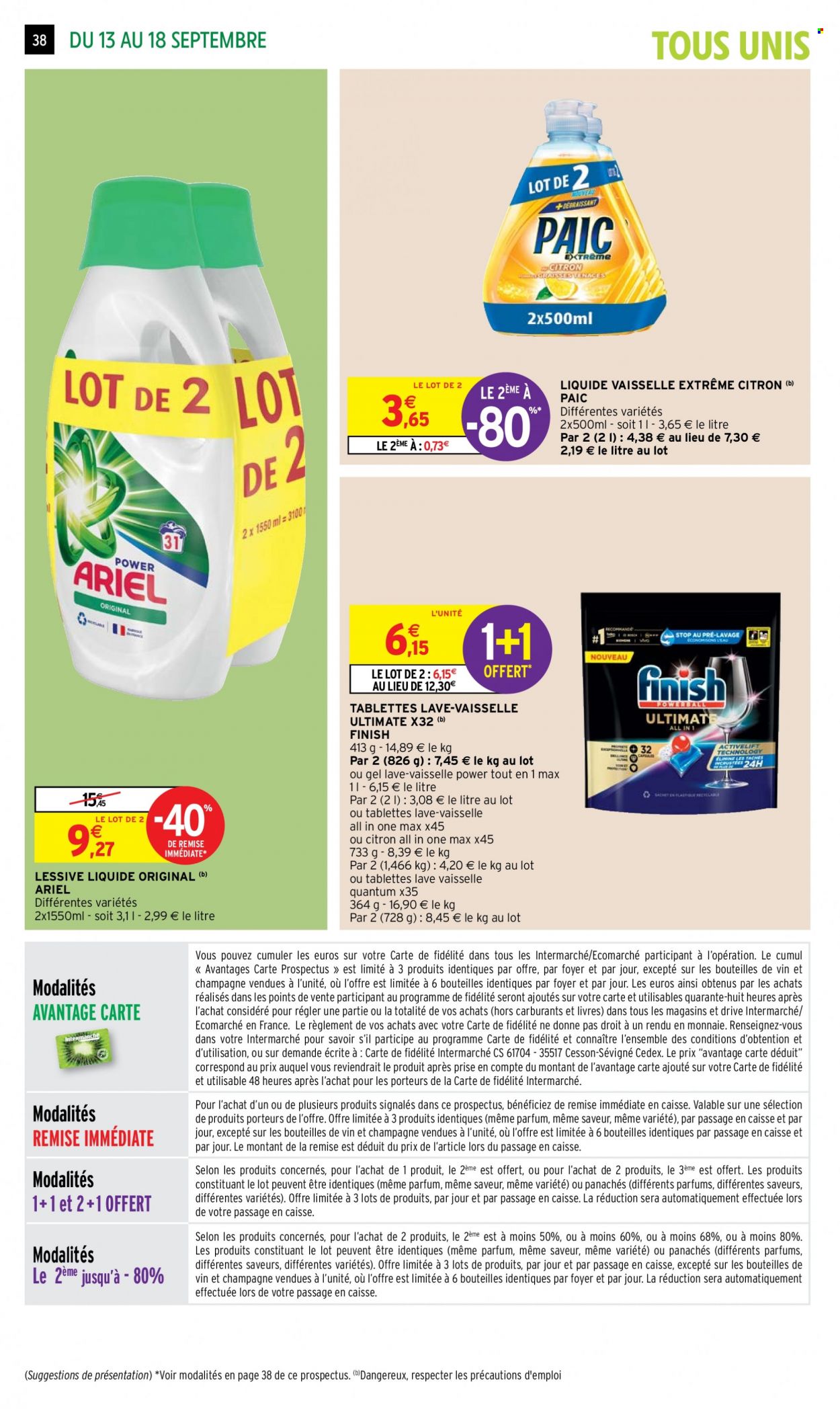 Catalogue Intermarché Super - 13/09/2022 - 18/09/2022. Page 38