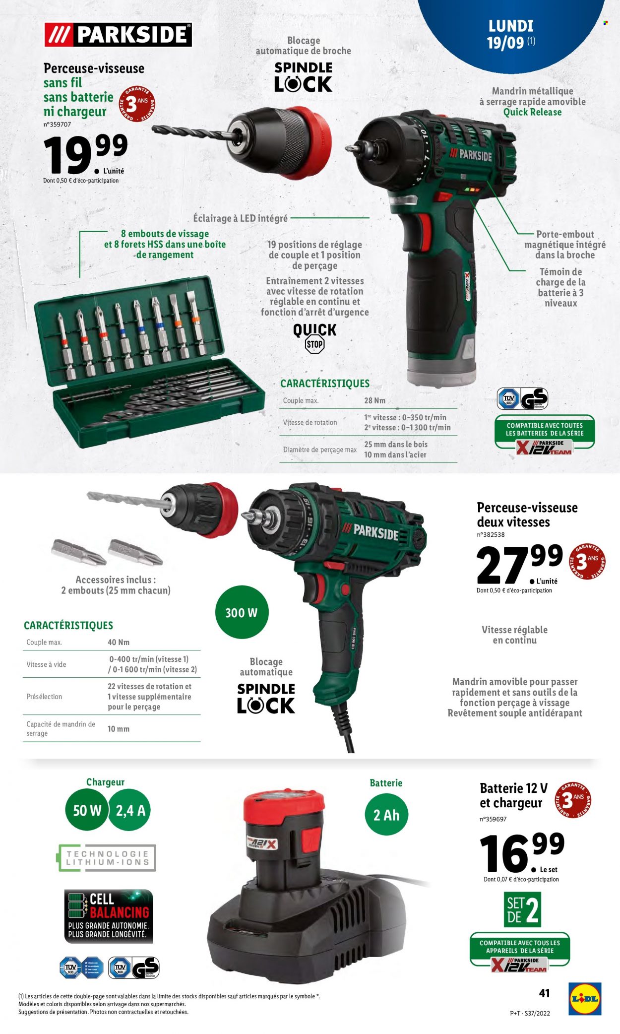 Catalogue Lidl - 14/09/2022 - 20/09/2022. Page 43