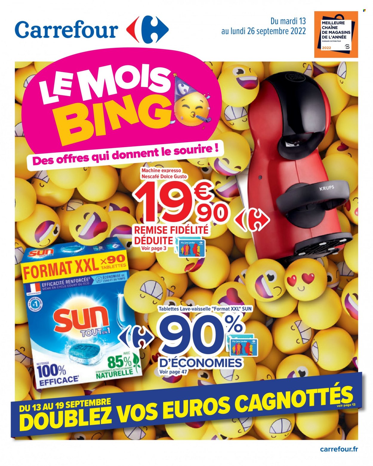 Catalogue Carrefour Hypermarchés - 13/09/2022 - 26/09/2022. Page 1