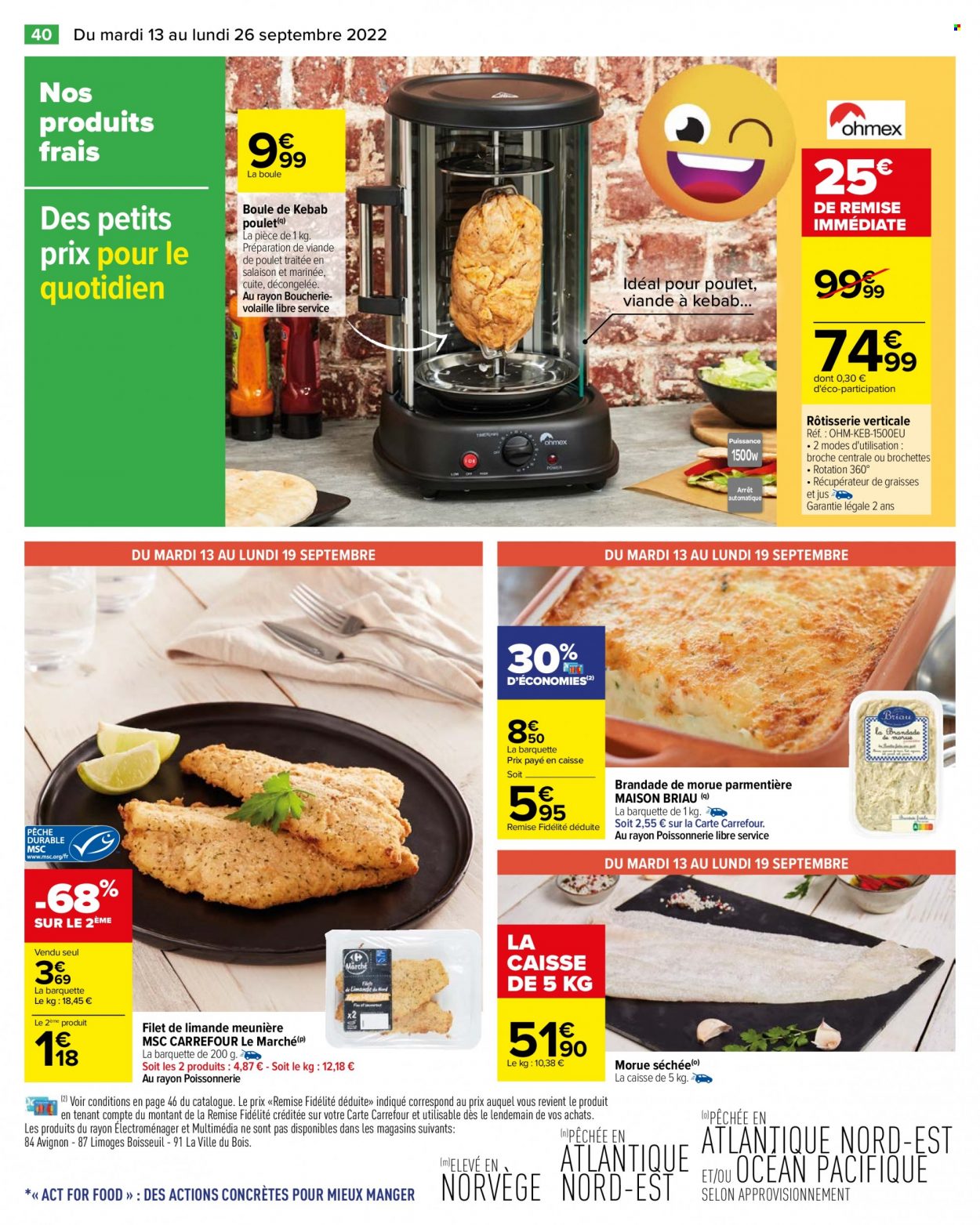 Catalogue Carrefour Hypermarchés - 13/09/2022 - 26/09/2022. Page 42