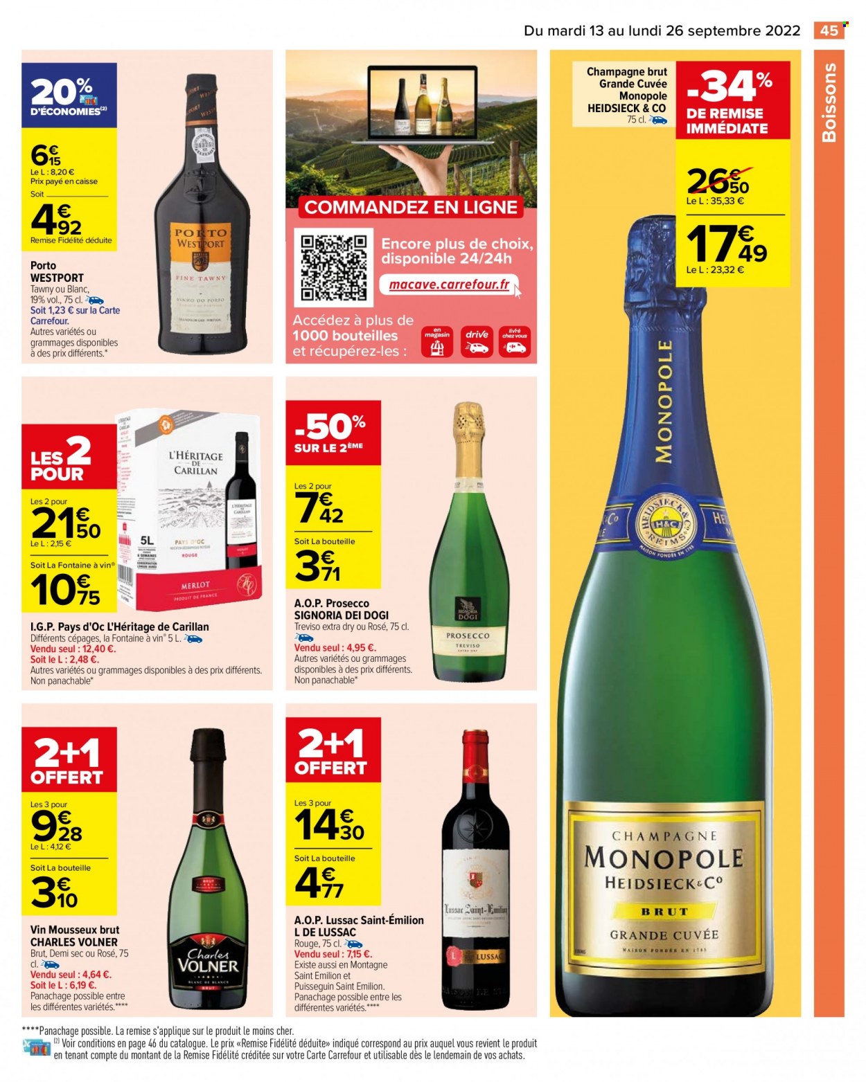 Catalogue Carrefour Hypermarchés - 13/09/2022 - 26/09/2022. Page 47