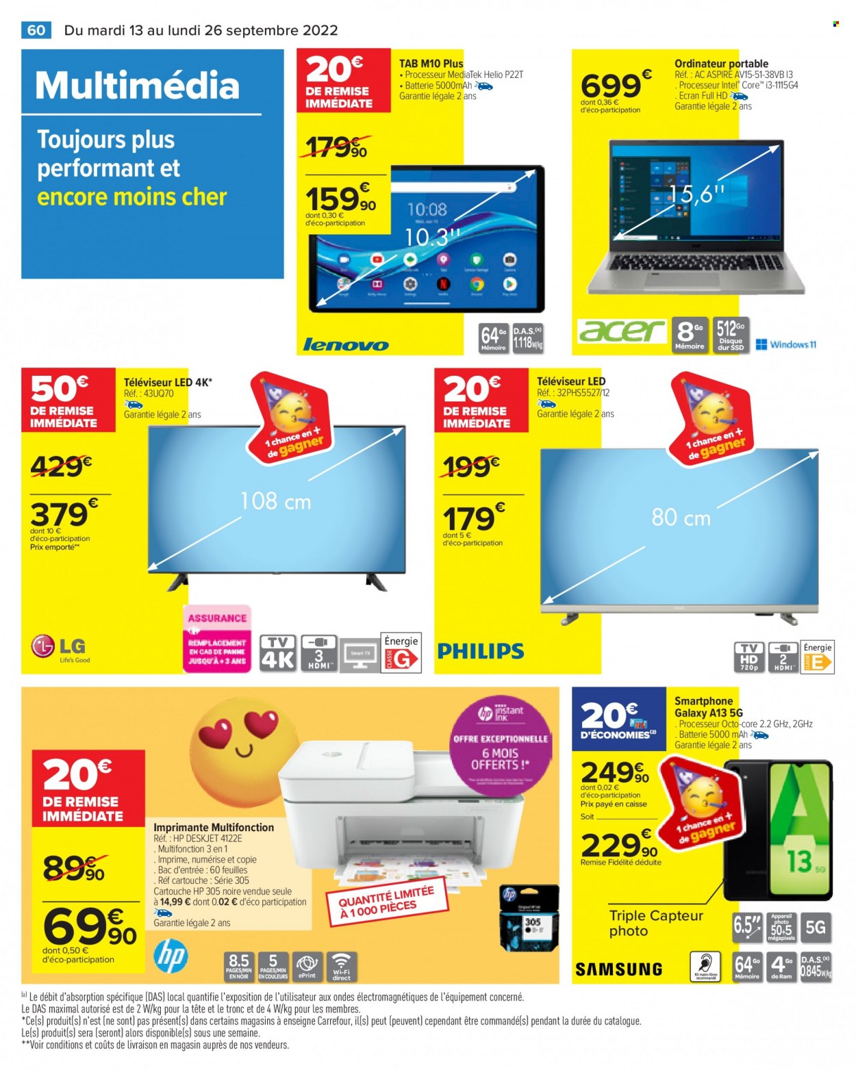 Catalogue Carrefour Hypermarchés - 13/09/2022 - 26/09/2022. Page 62