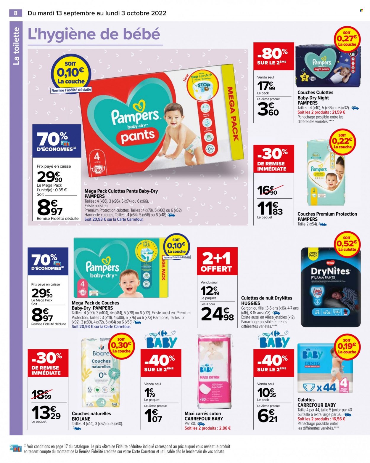 Catalogue Carrefour Hypermarchés - 13/09/2022 - 03/10/2022. Page 8
