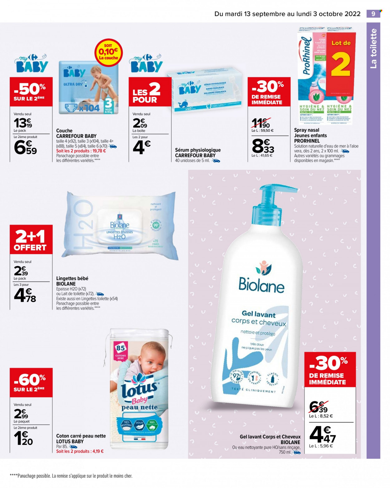 Catalogue Carrefour Hypermarchés - 13/09/2022 - 03/10/2022. Page 9