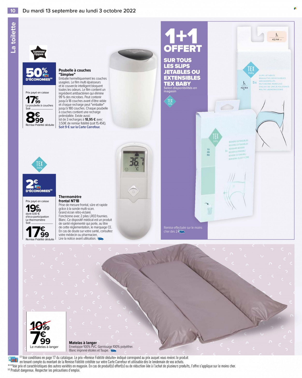 Catalogue Carrefour Hypermarchés - 13/09/2022 - 03/10/2022. Page 10